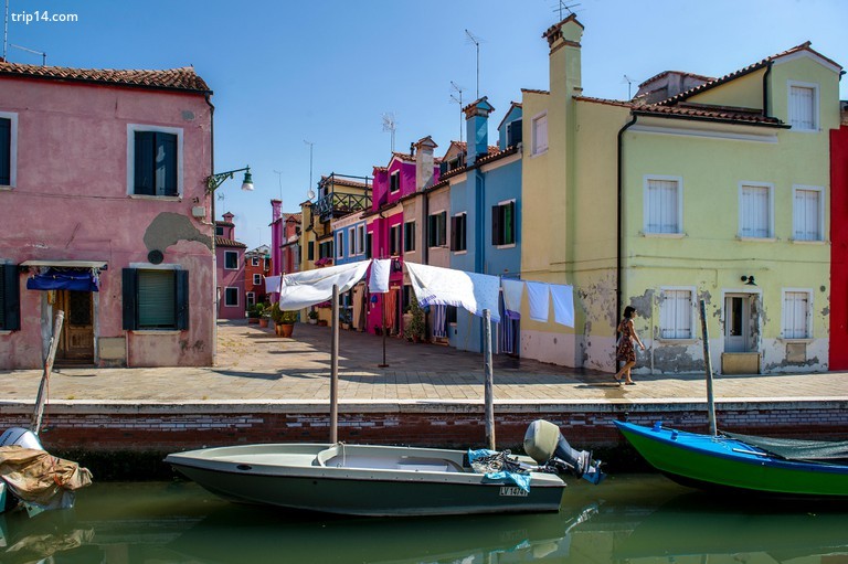 Đảo Burano gần Venice, Ý