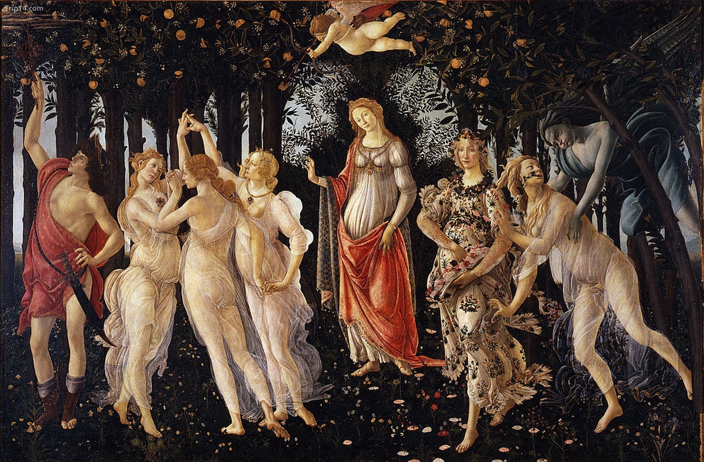 Câu chuyện ngụ ngôn về mùa xuân của Botticelli (La Primavera)