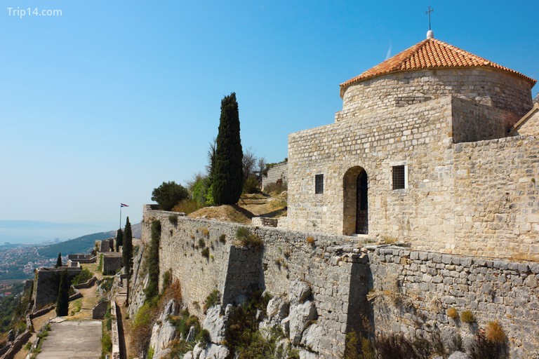 Pháo đài Klis gần Split ở Croatia. - Trip14.com