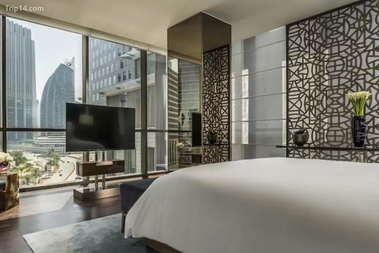 Các phòng tại Four Seasons Hotel Dubai Trung tâm tài chính quốc tế nhìn ra thành phố - Trip14.com