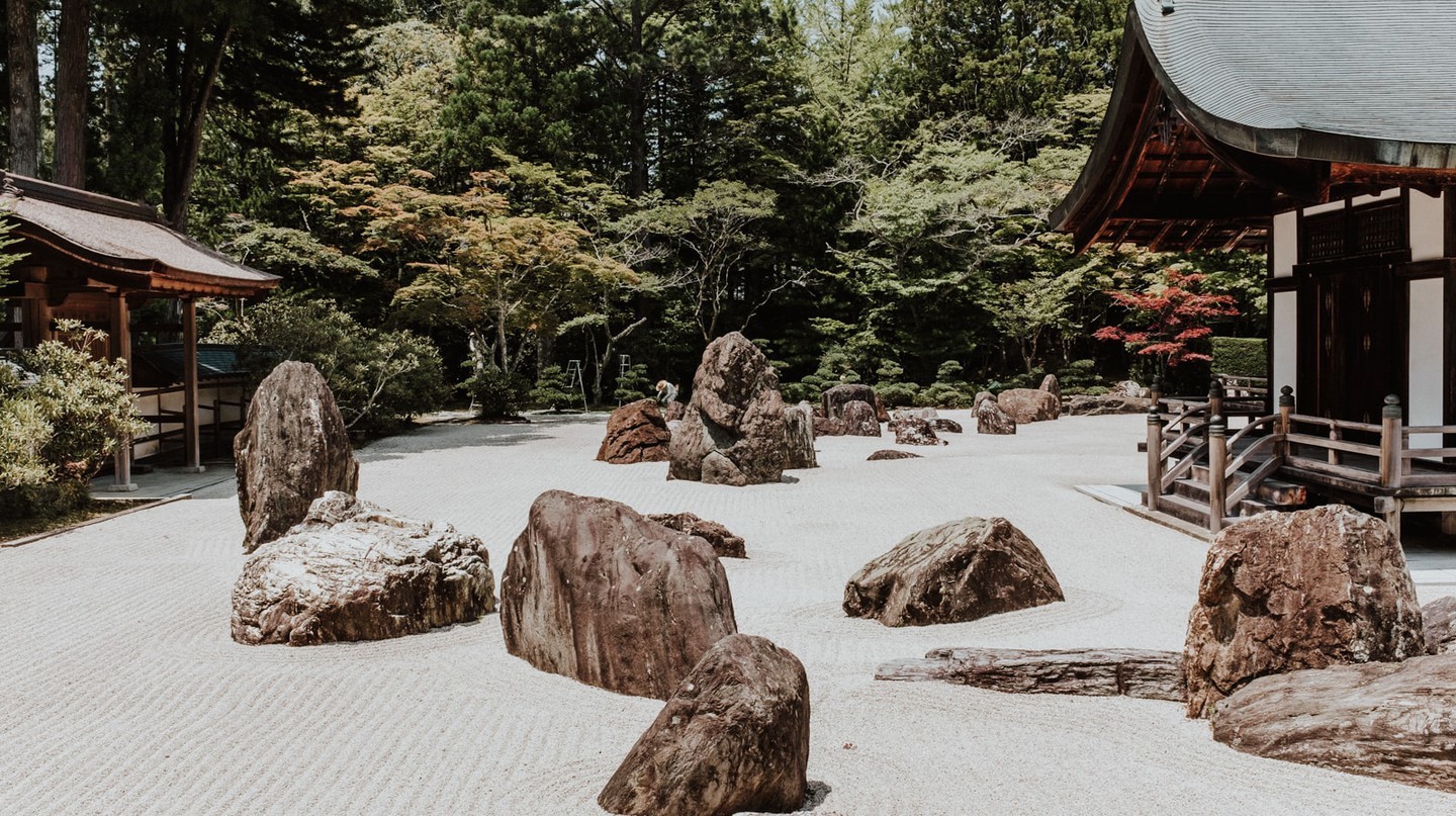 Kongōbu-ji và khu vườn đá ở núi Koyasan, Nhật Bản