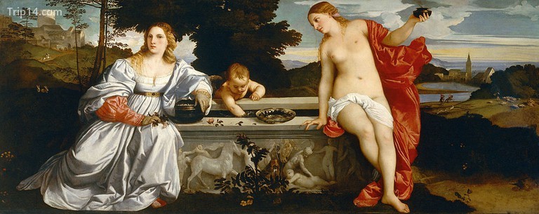 Tình yêu thiêng liêng và tục tĩu của Titian (Phòng XX) - Trip14.com
