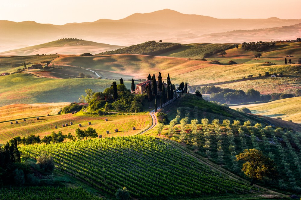 vùng đất rộng lớn của Tuscany