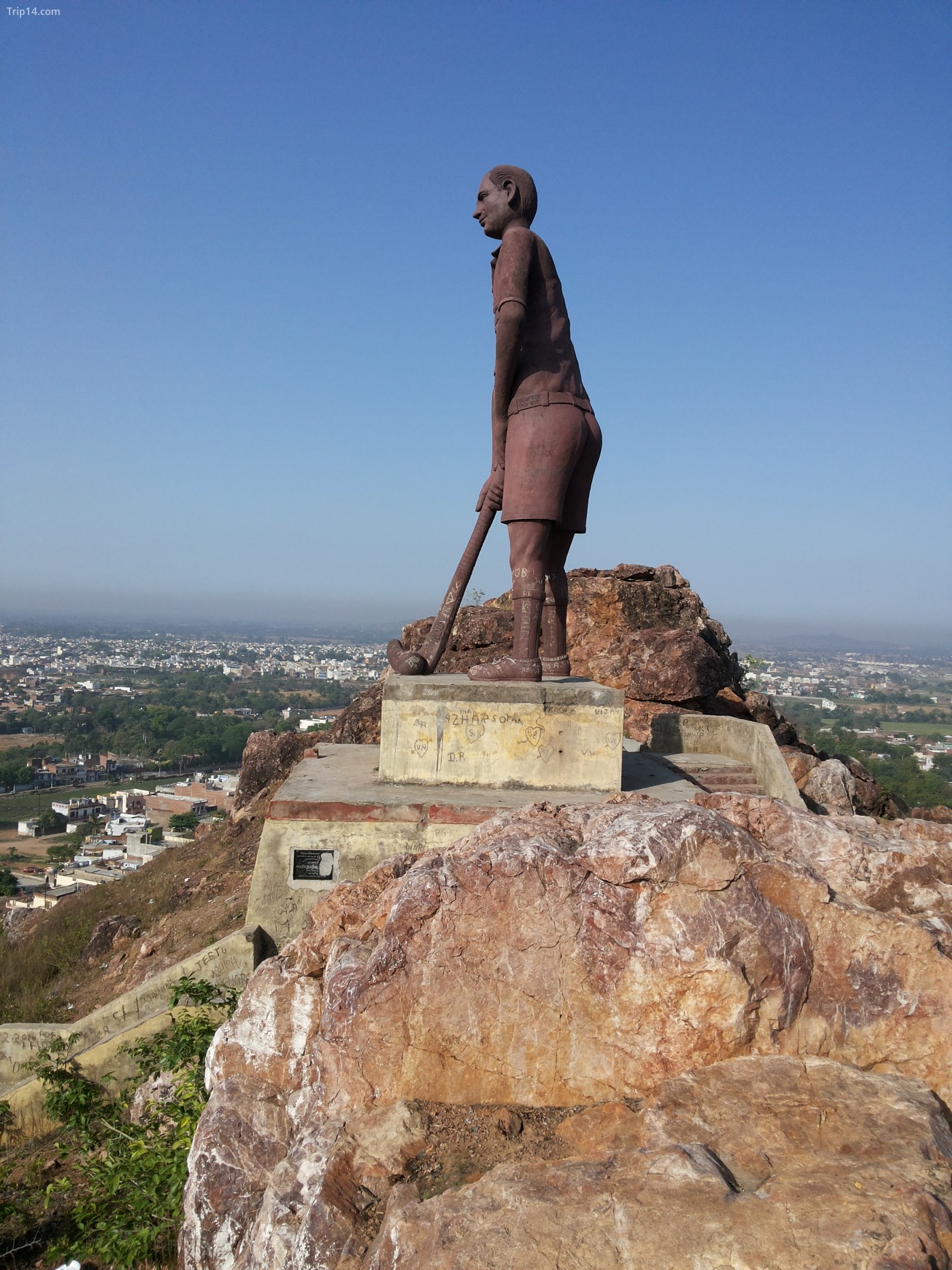 Tượng Dhyan Chand ở Jhansi, Ấn Độ 