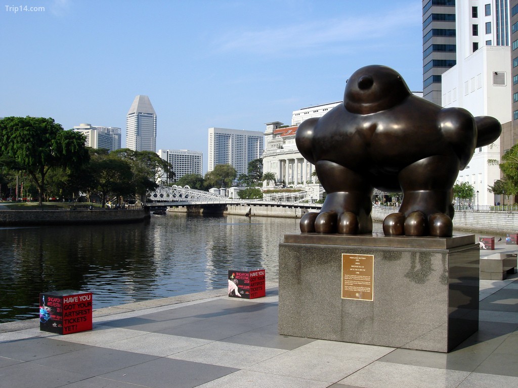 Chim hòa bình của Botero ở Singapore