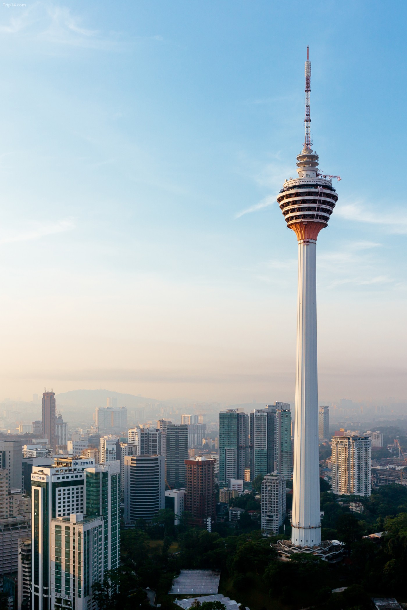 Tòa tháp Kuala Lumpur và khung cảnh thành phố, Malaysia