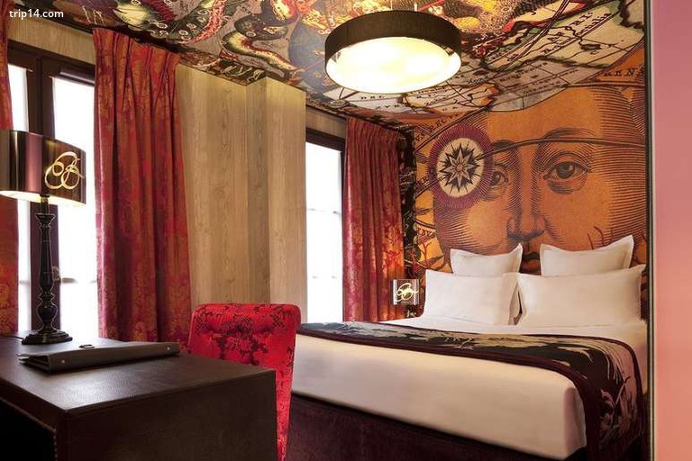 Các phòng của khách sạn Le Bellechasse, bùng nổ với màu sắc và tính cách - Trip14.com