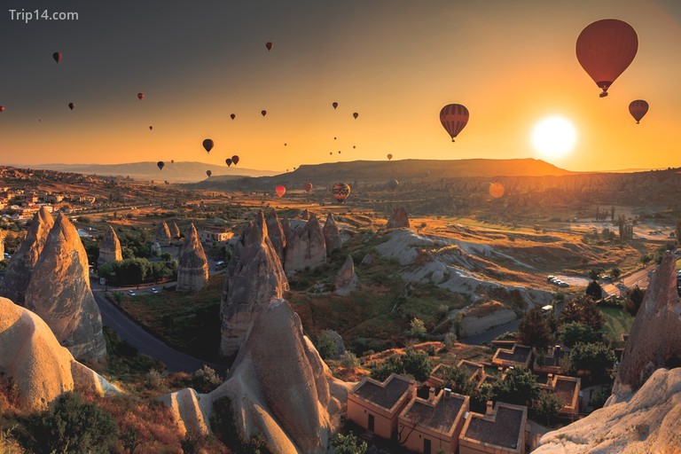 Khinh khí cầu của Cappadocia, Thổ Nhĩ Kỳ - Trip14.com