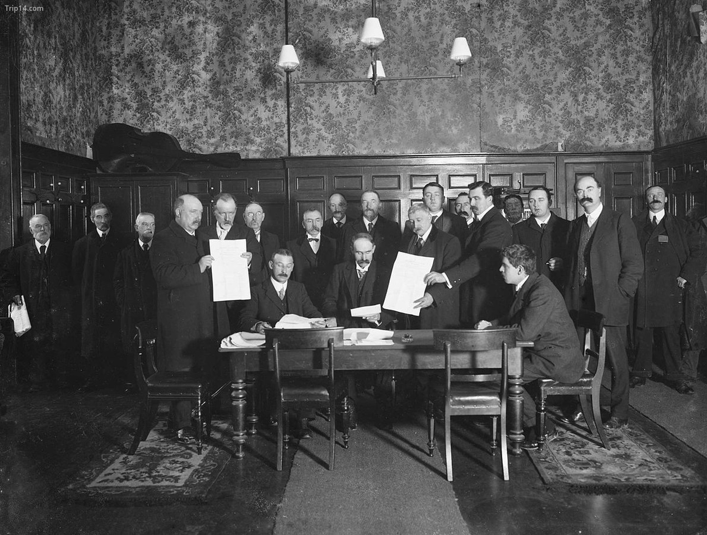 Sự đề cử của John Edward Redmond, nghị sĩ theo chủ nghĩa dân tộc, tại Tòa án Waterford House, năm 1910