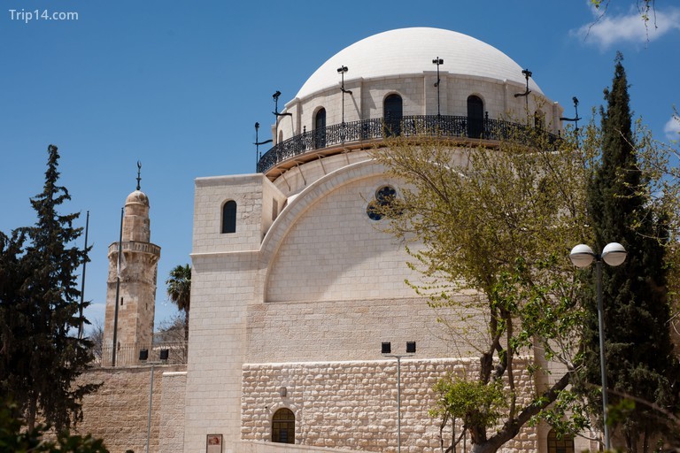 Mái vòm của Hội đường Hurva ở Khu phố Do Thái của Thành phố cổ Jerusalem. - Trip14.com
