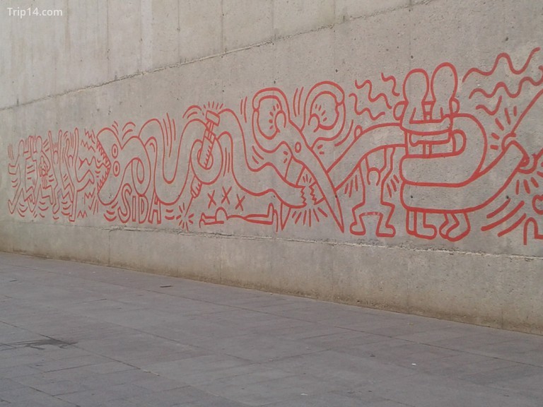 Barcelona, ​​Haring - Bức tranh tường - Ảnh Serena Basso - Trip14.com