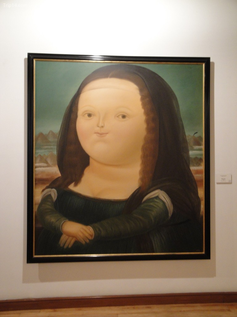 Botero's Mona Lisa Monalisa trong Bảo tàng Botero Bogota