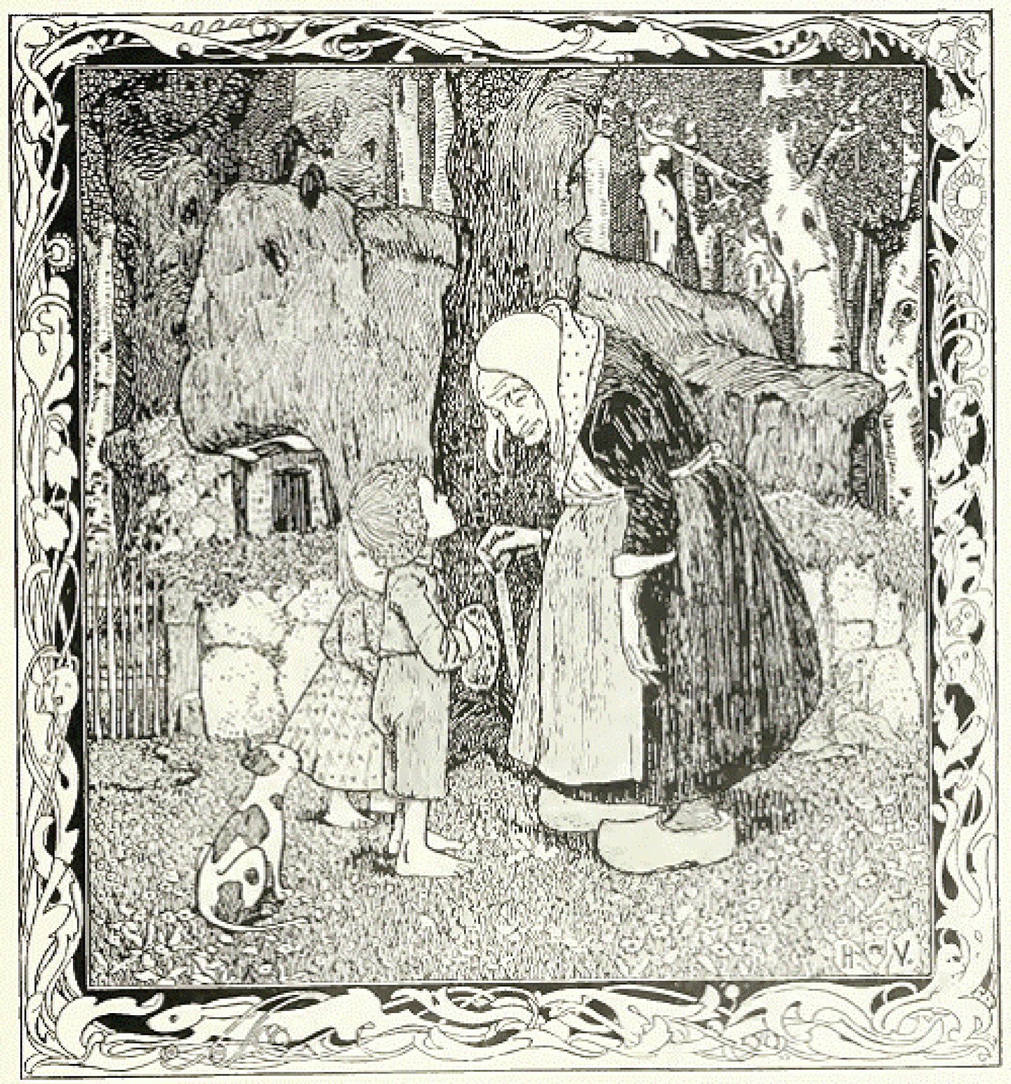 Hänsel und Gretel năm 1902 của Heinrich Vogeler