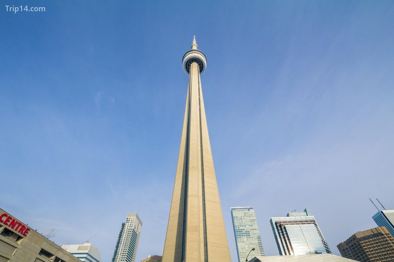 View of the Canadian National Tower (CN Tower) in Toronto