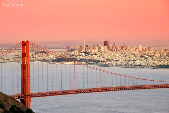San Francisco, Toàn cảnh thành phố nhìn từ Golden Gate