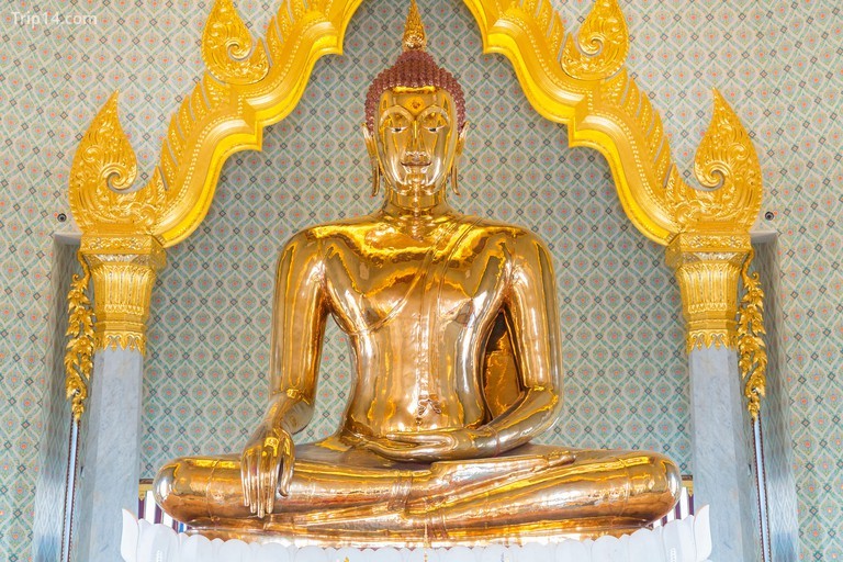 Thailand, Bangkok, Wat Traimit, Temple of the Golden Buddha. Image shot 02/2019. Exact date unknown.