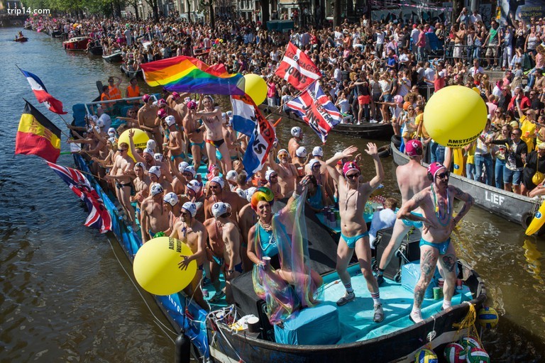 Gaypride 2016 tại Amsterdam - Trip14.com