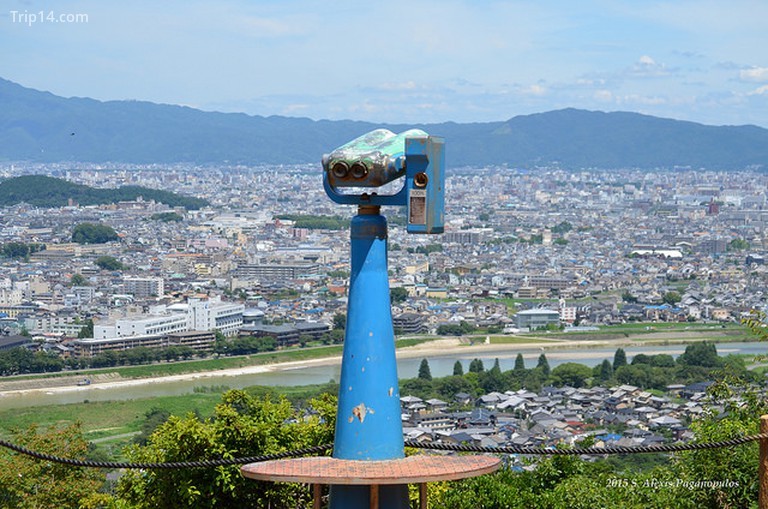 Nhìn từ Panorm cổ từ Công viên Khỉ Arashiyama - Trip14.com