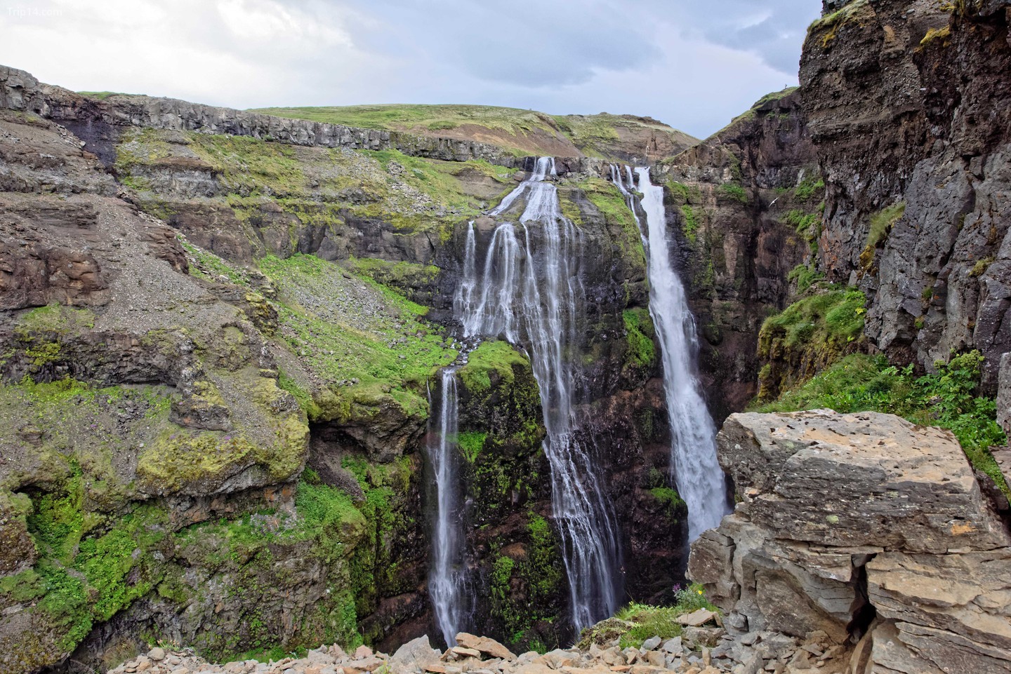 Glymur là thác nước cao thứ hai ở Iceland 