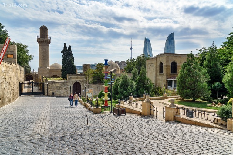 Thành phố cổ Icheri Sheher ở Baku