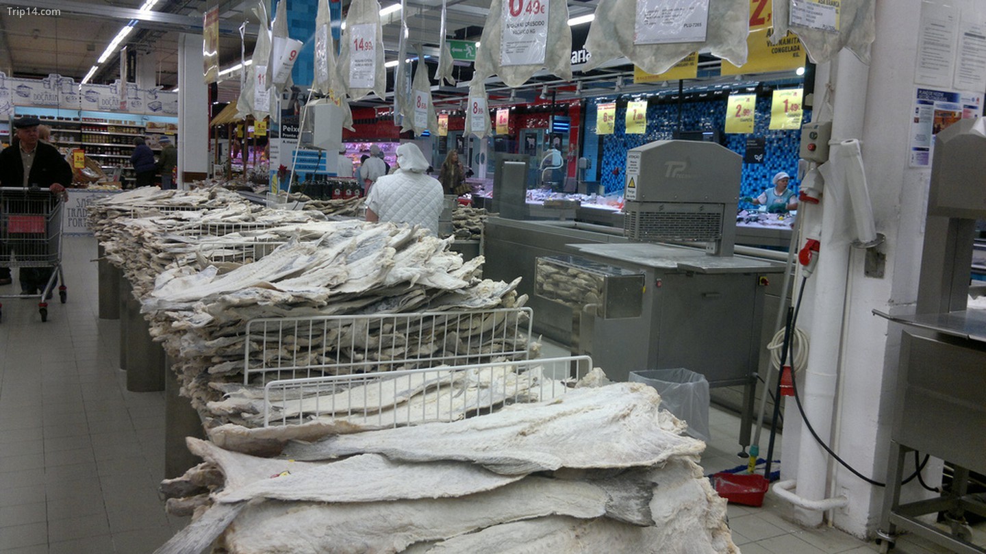 Bacalhau tại siêu thị 