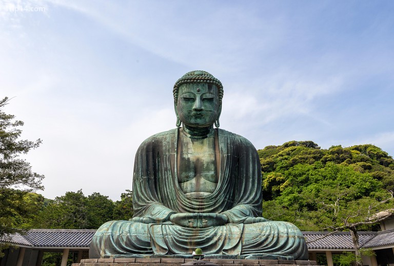Một bức tượng Phật ở Kamakura