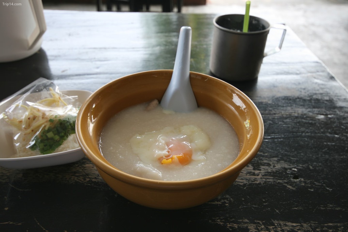 Jok là món ăn sáng phổ biến ở Thái Lan
