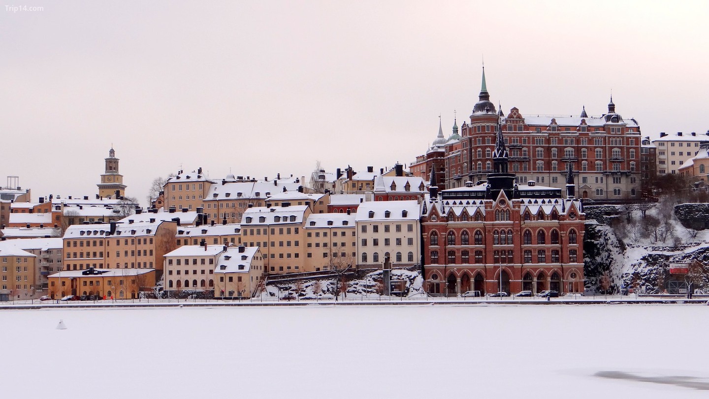 Khung cảnh tuyệt đẹp của Stockholm trong mùa đông 