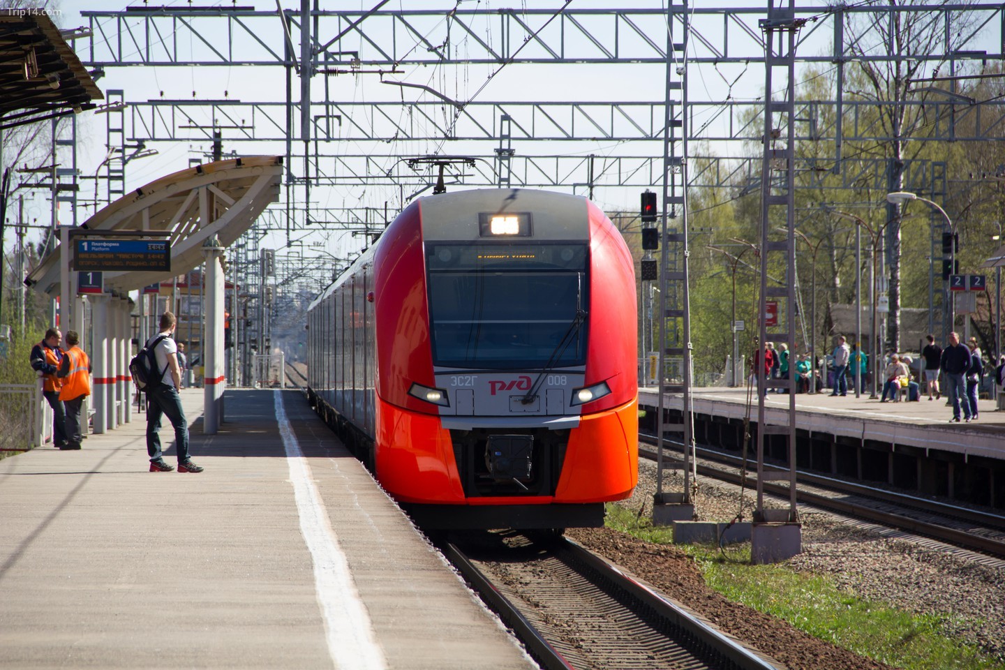 Chuyến tàu mới của tuyến đường sắt trung tâm Matxcova của MCC