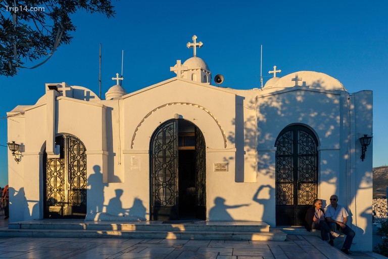 Greece, Athens, Lycabettus Hill, Chapel of Agios Georgios