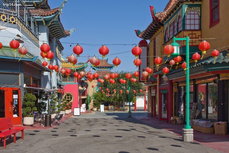 Quang cảnh đường phố của thị trấn Trung Quốc ở Los Angeles, California, Hoa Kỳ - Trip14.com