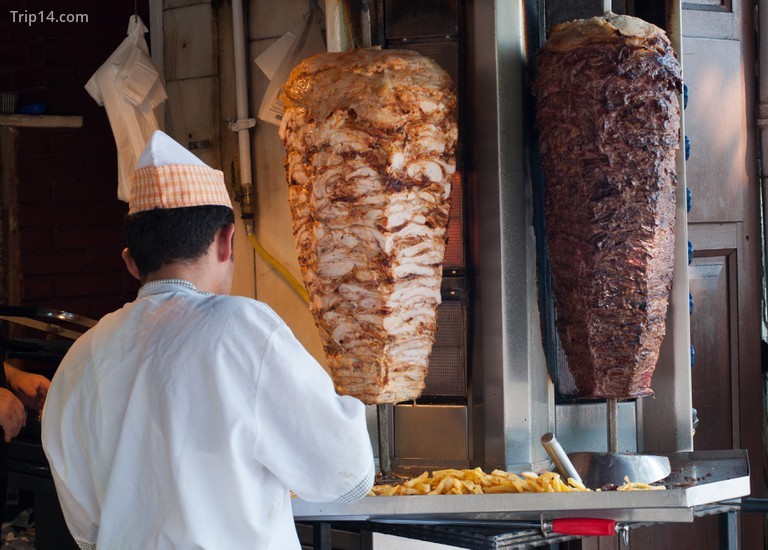 Cửa hàng Kebab ở Istanbul, Thổ Nhĩ Kỳ. - Trip14.com