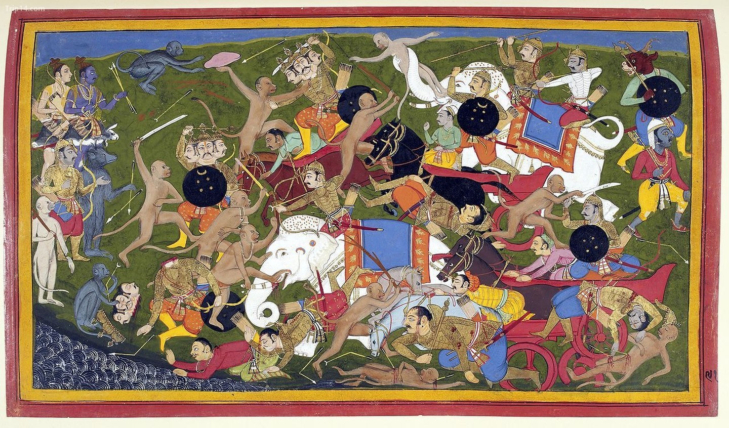 Trận chiến giữa Hanuman và Vua Ravana ở Lanka