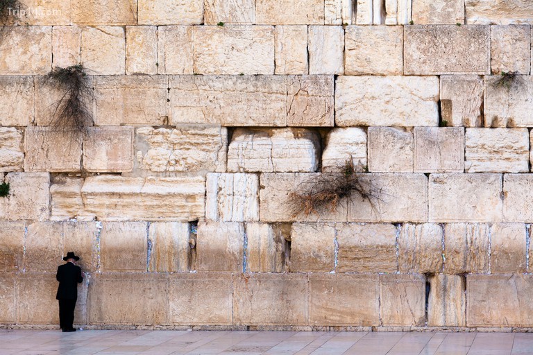 Quang cảnh bức tường than khóc Jerusalem còn được gọi là Bức tường phía Tây, Israel. - Trip14.com