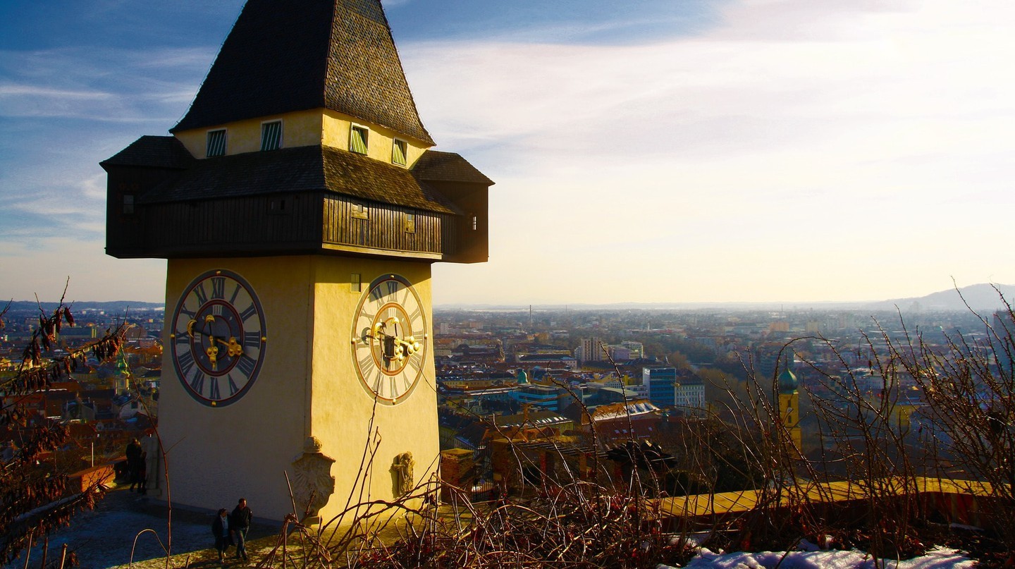 Tháp đồng hồ ở Graz, Áo | © 955169 / Pixabay