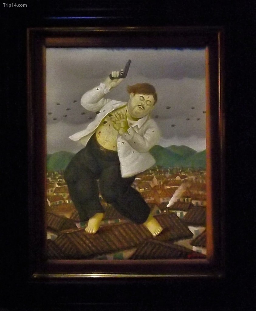 Bức tranh 'Cái chết của Pablo Escobar' của Botero