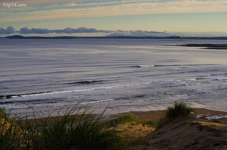 Buổi sáng sớm vista của Đại Tây Dương từ cồn cát Strandhill |  