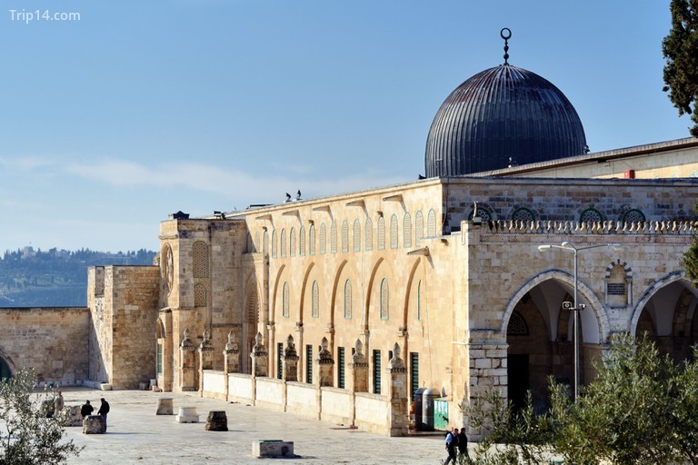 Nhà thờ Hồi giáo Al Aqsa ở Jerusalem, địa điểm linh thiêng thứ 3 trong đạo Hồi. - Trip14.com