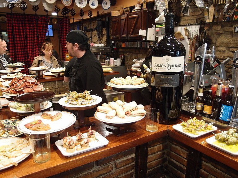 Quán bar Pintxos ở Donostia - San Sebastian 