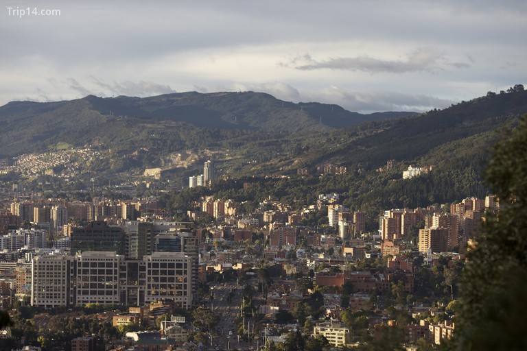 Quang cảnh từ đồi phía đông bên ngoài Bogota