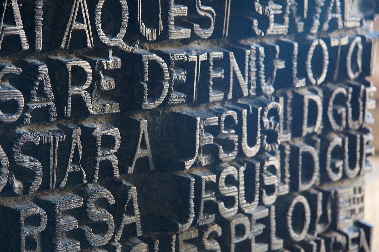 6. Sagrada Família được bao phủ bởi các biểu tượng