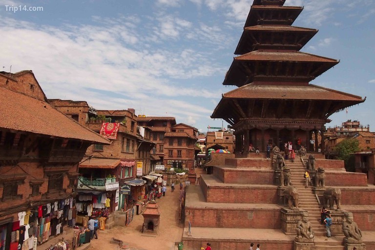 Đền Nayatapola của Bhaktapur được xây dựng vào đầu thế kỷ 18 - Trip14.com