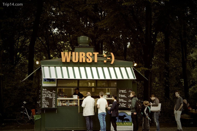 Một gian hàng wurst điển hình ở Berlin© Ảnh chụp / Pixelbay - Trip14.com