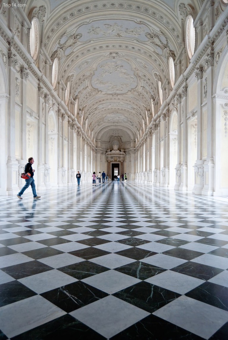Hall of Diana tại La Venaria Reale gần Turin |  