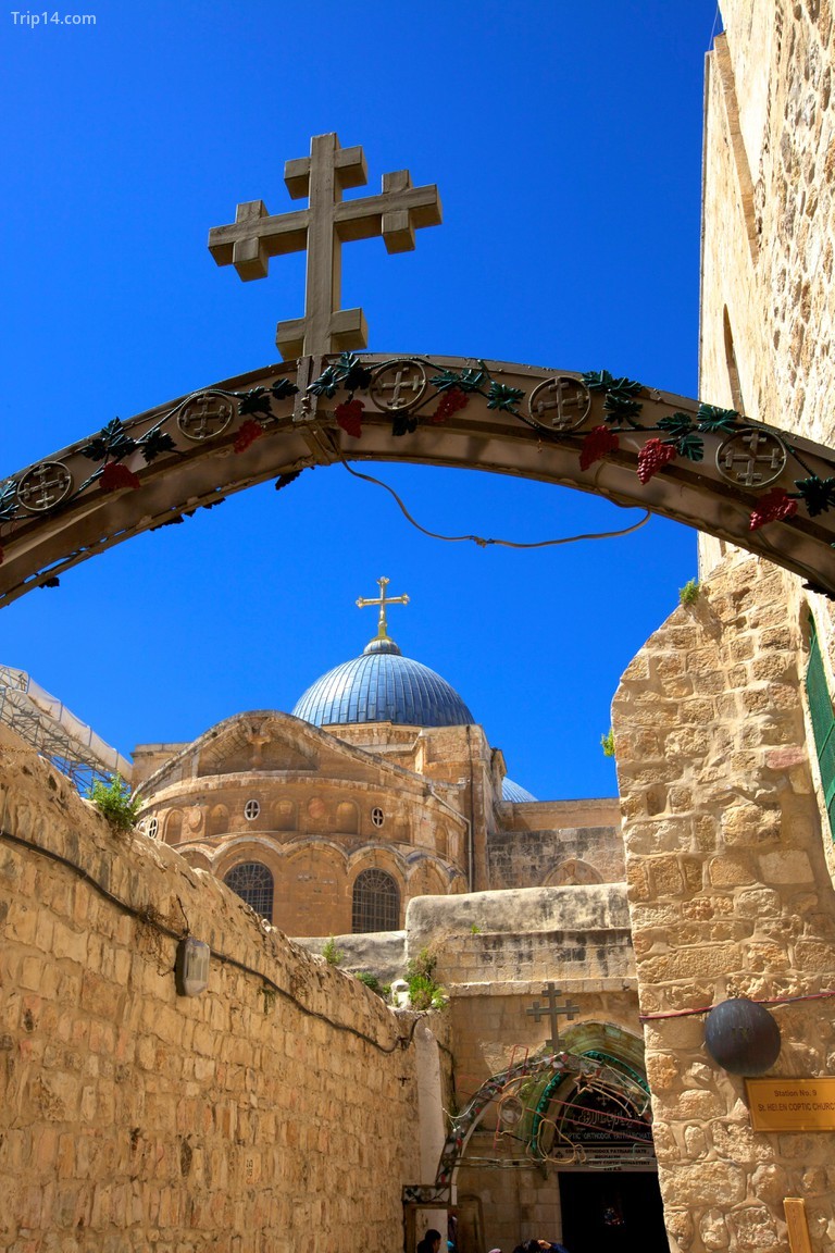 Tu viện Ethiopia và Nhà thờ Holy Sepulcher, Jerusalem, Israel, Trung Đông - Trip14.com