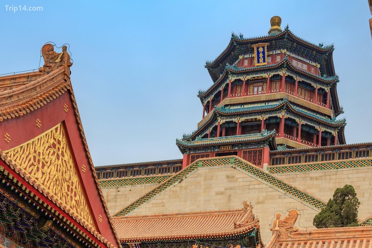 Mái nhà trong Cung điện mùa hè Bắc Kinh - Trip14.com