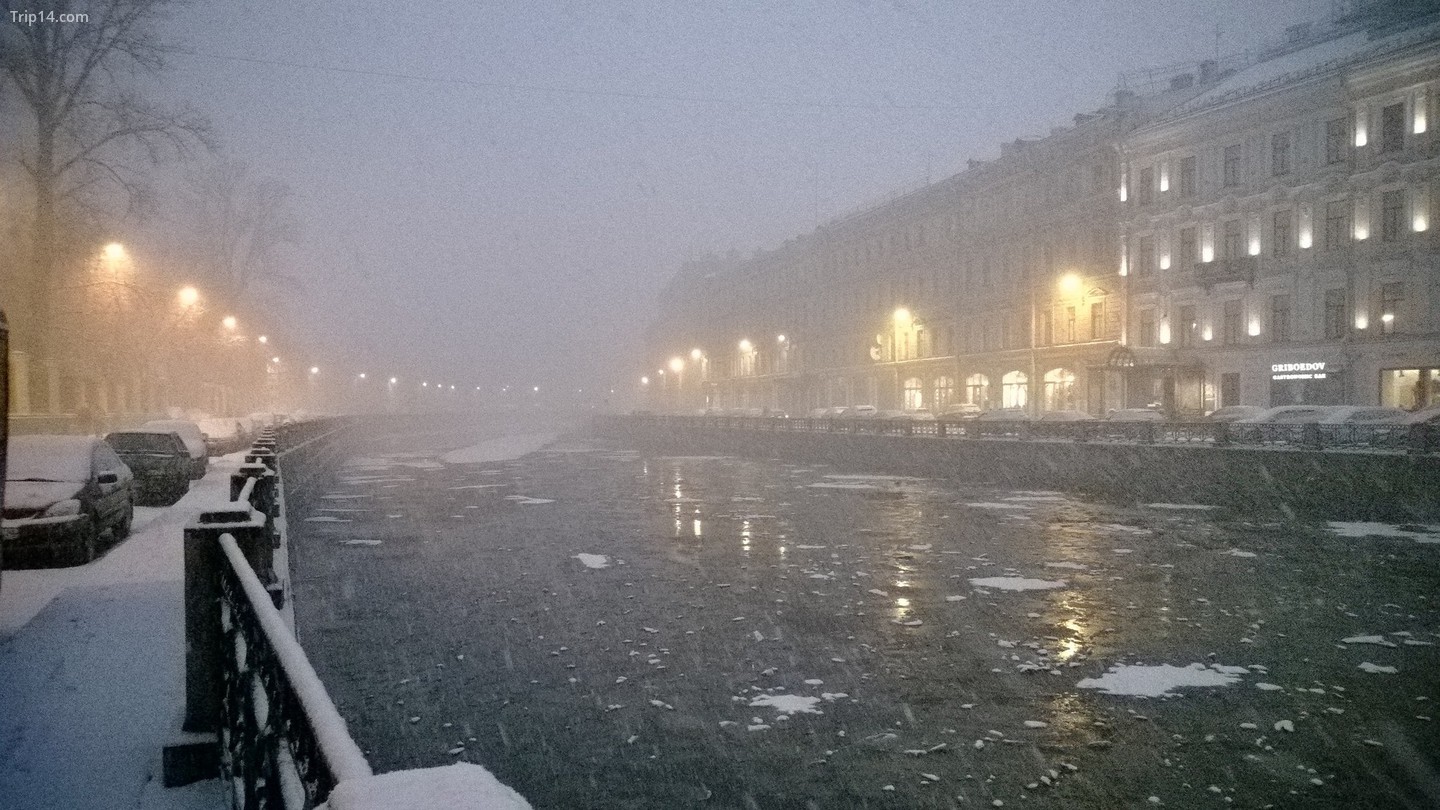 Thời tiết không thể đoán trước của St Petersburg