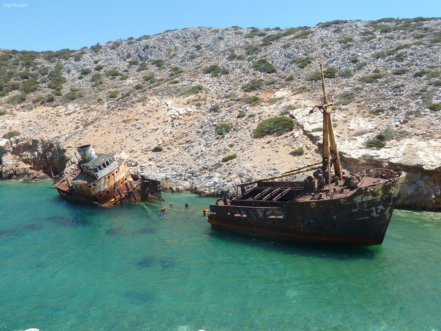 Xác con tàu 'The Olympia', Amorgos