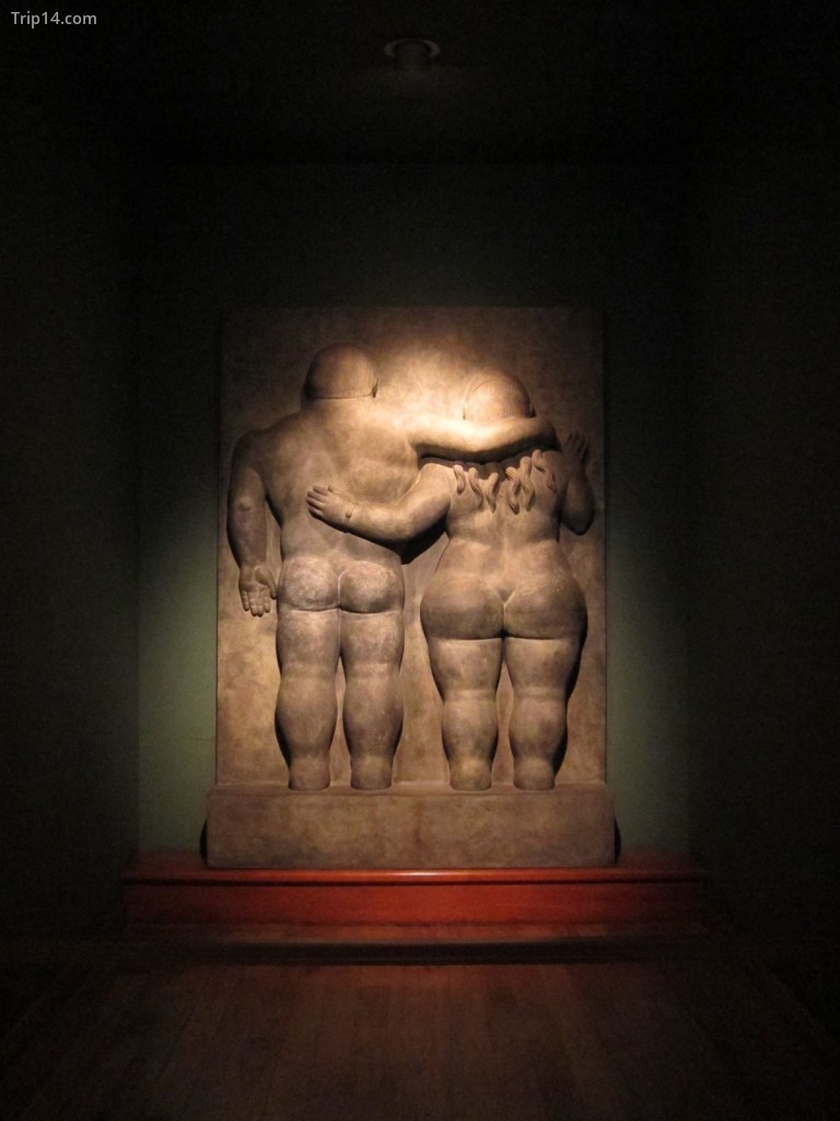 Botero's Adam và Eve trong Bảo tàng Botero Bogota
