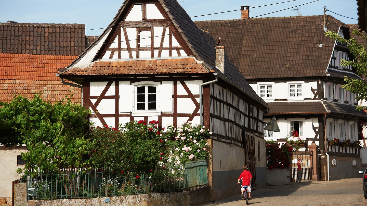 Sự quyến rũ trong làng của Hunspach đã giúp nó trở thành vị trí hàng đầu ở Pháp